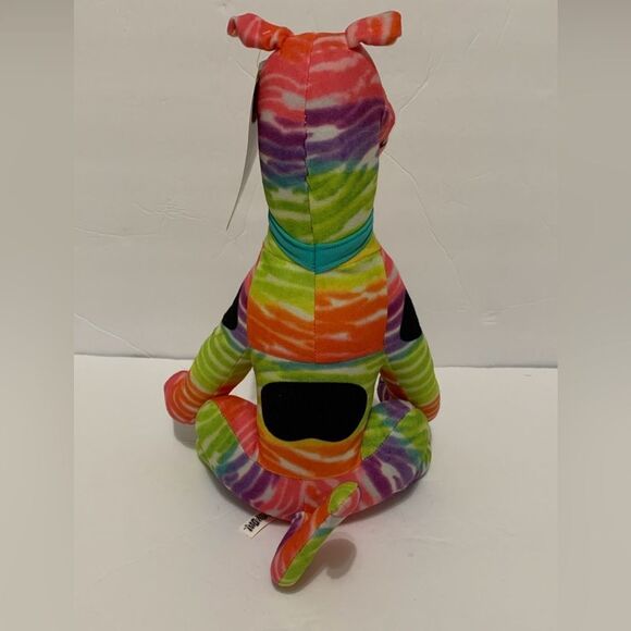 Scooby-Doo Rainbow Tie-Dye Plush Stuffed Animal Dog With tag 12", Toy - Picture 5 of 8